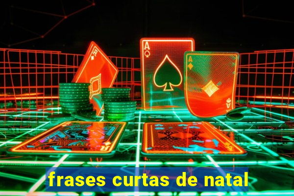 frases curtas de natal